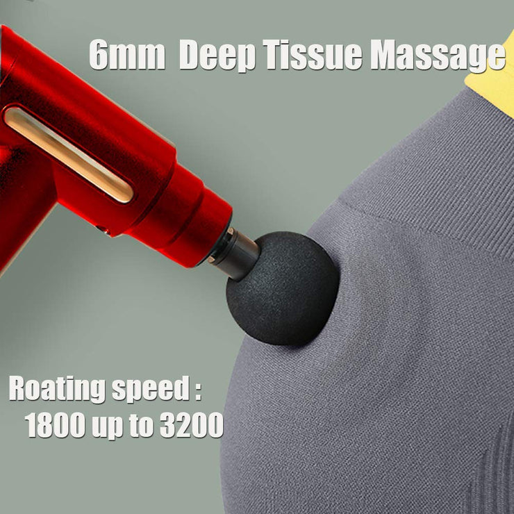 Legiral M1 Mini Massage Gun Deep Tissue Massage Gun,USB Recharge,4 Massage Heads