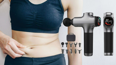 Can you use massage gun on stomach